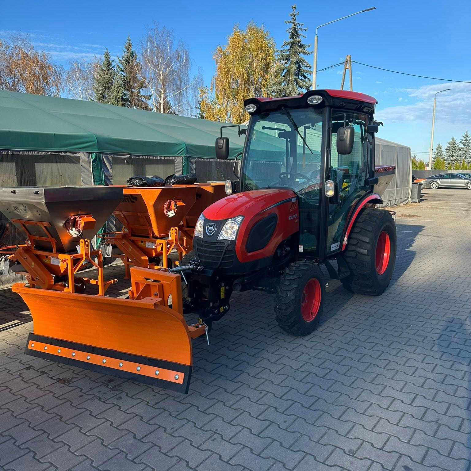 Ciagnik KIOTI CK4030CH akcja zima